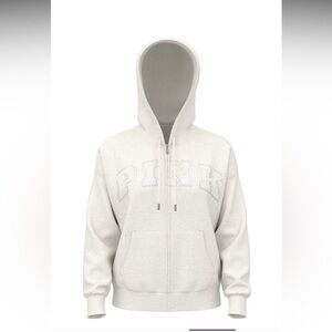 PINK 
Ivy Fleece Campus Full-Zip Hoodie